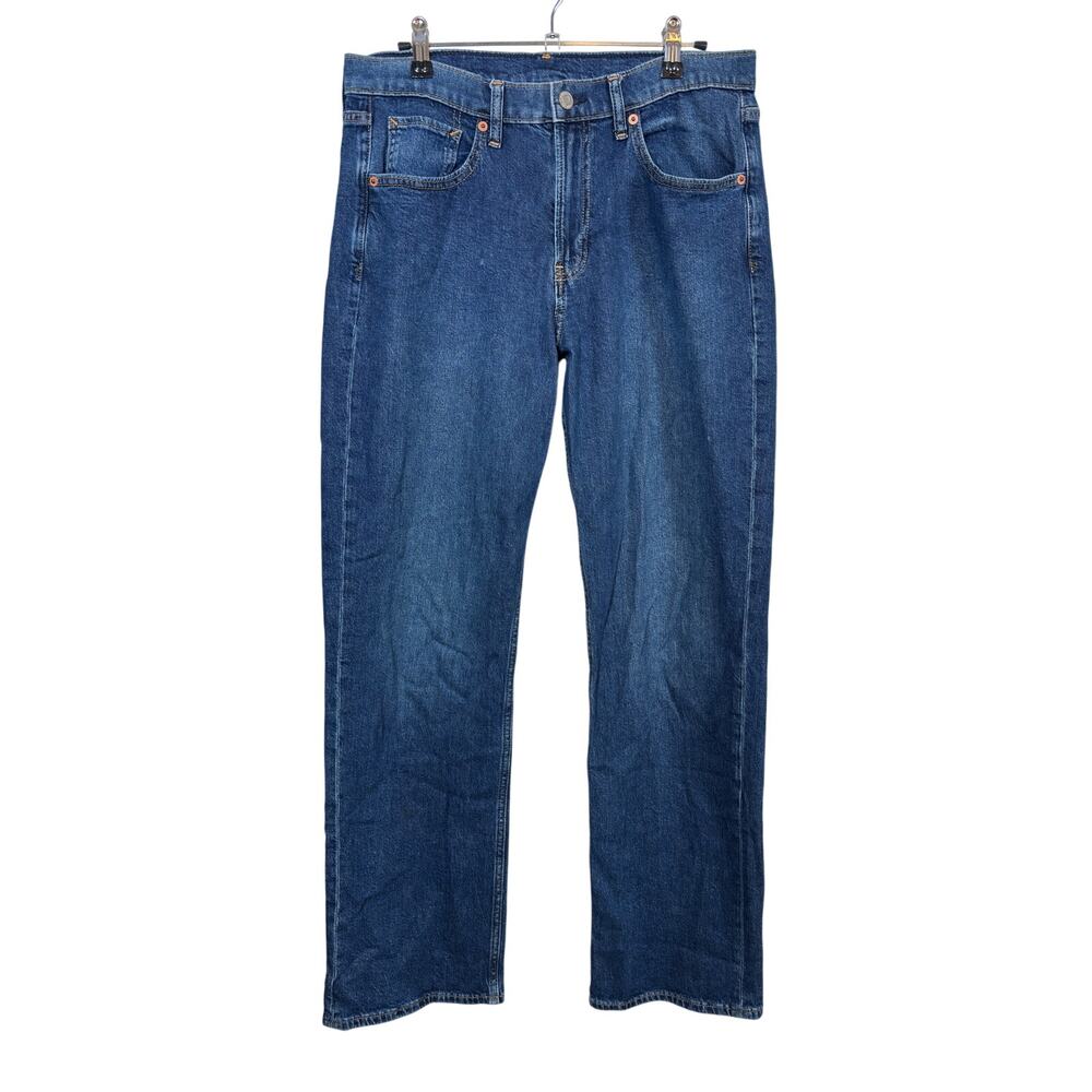 GAP '90s Loose Jeans Womens 8/29 Blue Mid Rise Dark Wash Straight Leg
